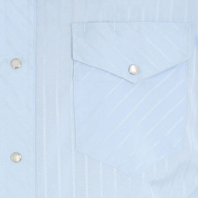 Wrangler Sport Western Snap Shirt - Blue - 75222BL