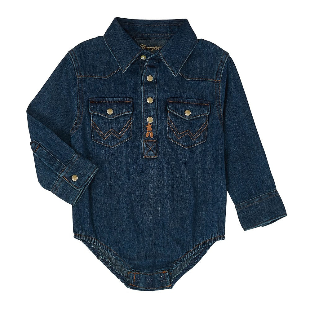 Wrangler Toddler Denim Bodysuit