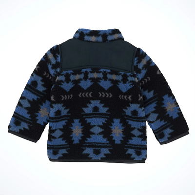 Wrangler Toddler Zip Front Lightweight Ripstop Sherpa Jacket Federal Blue