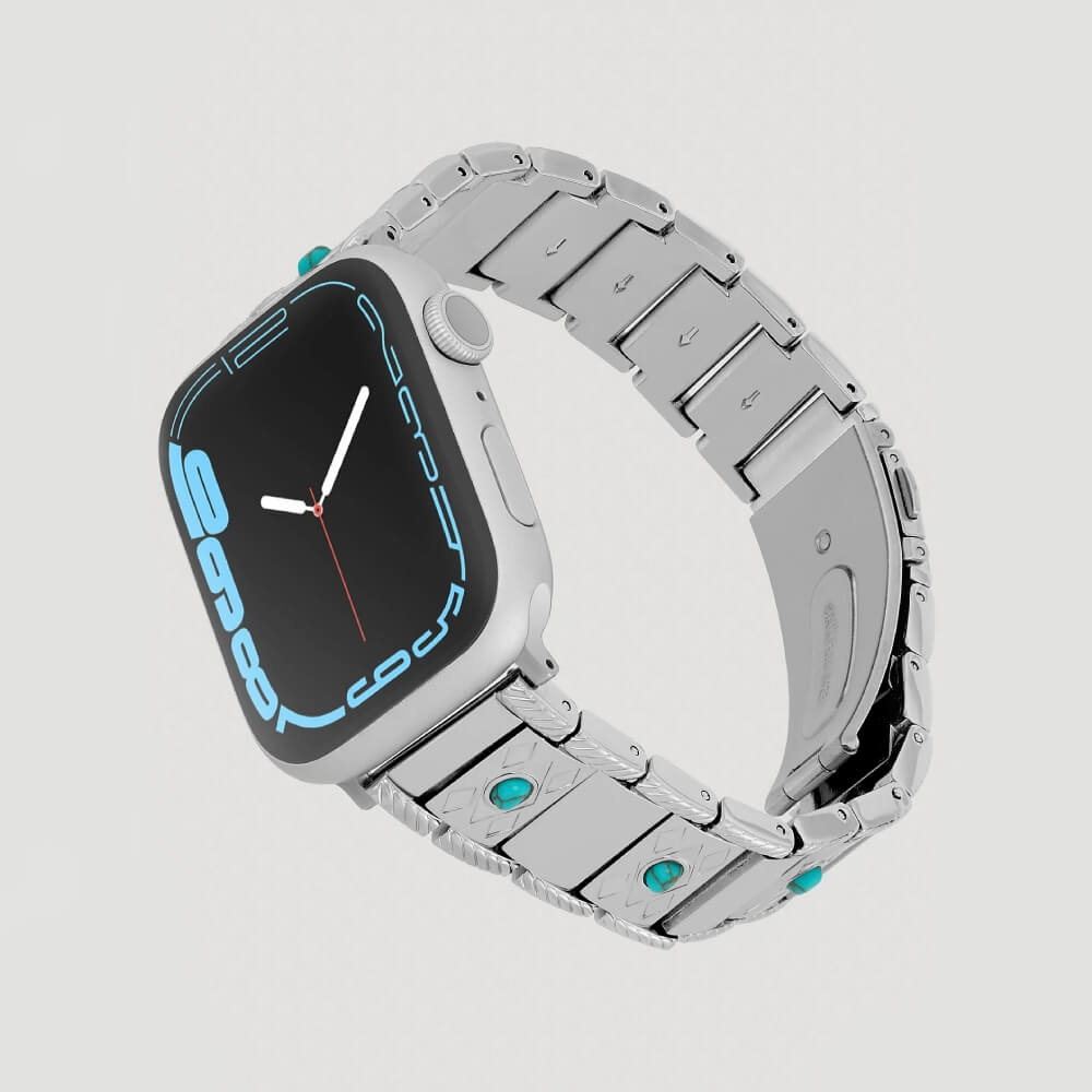 Wrangler Turquoise Metal Universal Watchband