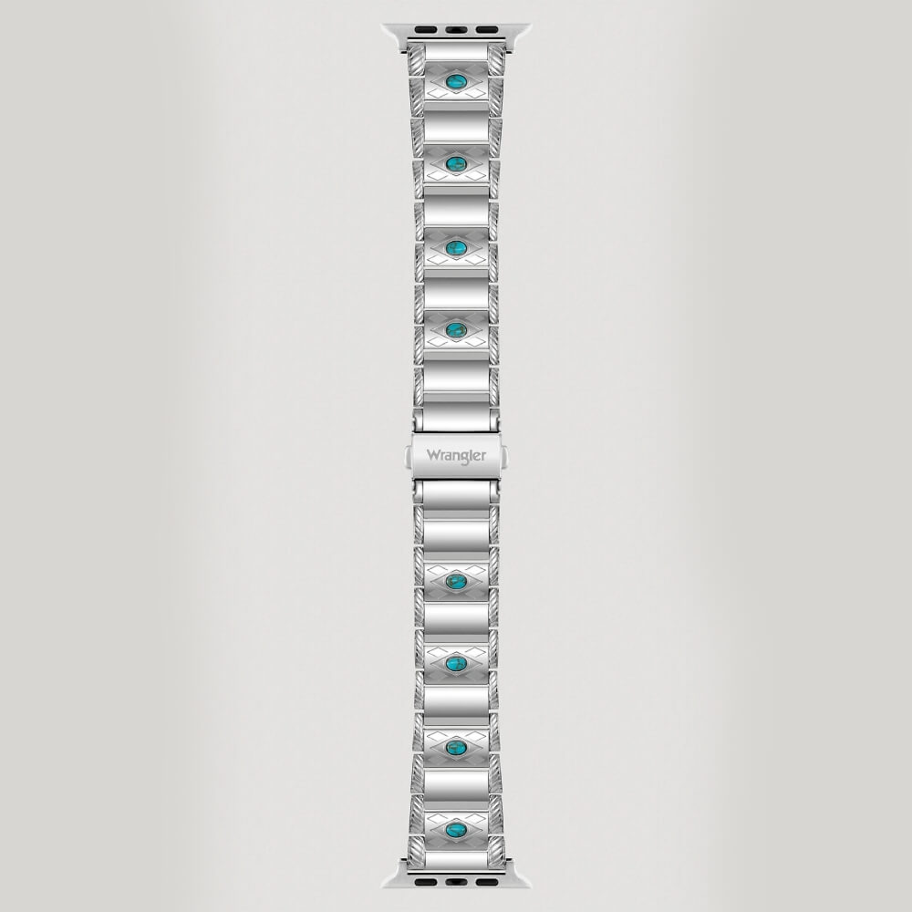 Wrangler Turquoise Metal Universal Watchband