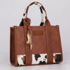 Wrangler Western Cowhide Cowboy Boot Bag Charm Brown - WGC-1016BR