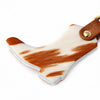 Wrangler Western Cowhide Cowboy Boot Bag Charm Brown - WGC-1016BR
