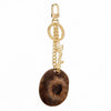 Wrangler Western Cowhide Cowboy Hat Bag Charm Brown - WGC-1015BR