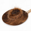 Wrangler Western Cowhide Cowboy Hat Bag Charm Brown - WGC-1015BR