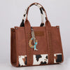 Wrangler Western Cowhide Horse Shoe Bag Charm  - WGC-1011HORSE
