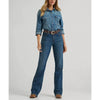 Wrangler Women Vintage-Fit Denim Western Shirt - 112373723