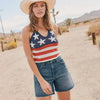 Wrangler Womens 3.5" Mid-Length Cowboy Shorts