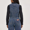 Wrangler Womens Airy Denim Vest
