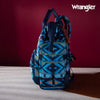 Wrangler Womens Allover Dual Sided Backpack Navy - WG2204-9110-NY