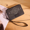 Wrangler Womens Aztec Card Case Wallet Black - WG333-W0055BK