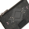 Wrangler Womens Aztec Card Case Wallet Black - WG333-W0055BK