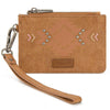 Wrangler Womens Aztec Card Case Wallet Light Brown - WG333-W0055LBR