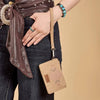 Wrangler Womens Aztec Card Case Wallet Tan - WG333-W0055TN