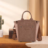 Wrangler Womens Aztec Embroidered Floral Embossed Tote/Crossbody - WG211-8014DPK