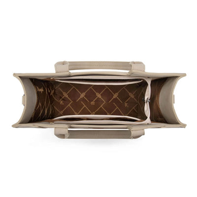 Wrangler Womens Aztec Embroidered Tote Bag/Crossbody Beige - WG218-8900BG