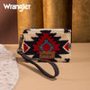 Wrangler Womens Aztec Print Card Wallet Black - WG226-W069BK