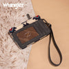 Wrangler Womens Aztec Print Card Wallet Black - WG226-W069BK