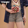 Wrangler Womens Aztec Print Card Wallet Dark Pink - WG226-W069DPK