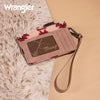 Wrangler Womens Aztec Print Card Wallet Dark Pink - WG226-W069DPK