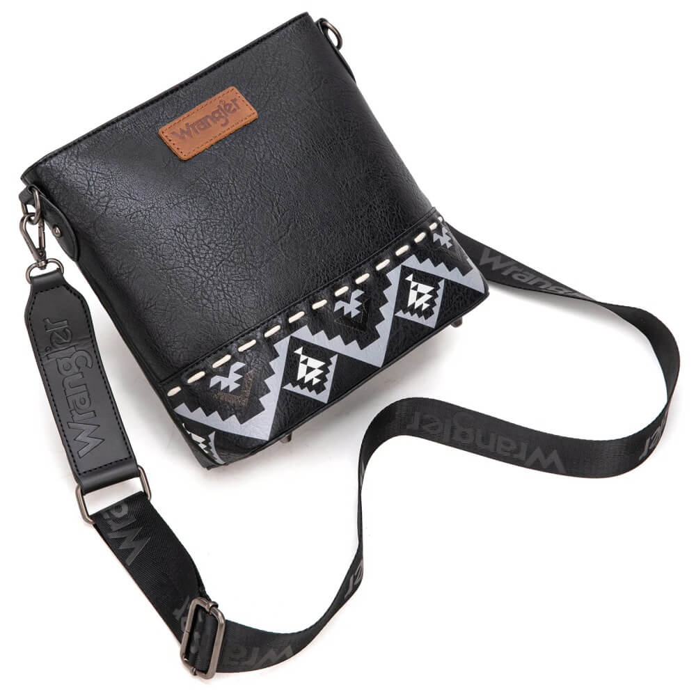 Wrangler Womens Aztec Print Crossbody Bag