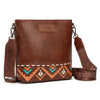 Wrangler Womens Aztec Print Crossbody Bag