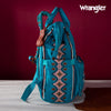 Wrangler Womens Aztec Printed Callie Backpack Turquoise - WG2204-9110-TQ