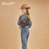 Wrangler Womens Aztec Saddle Crossbody Bag Black - WG333-2003BK