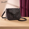 Wrangler Womens Aztec Saddle Crossbody Bag Black - WG333-2003BK