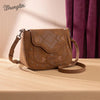 Wrangler Womens Aztec Saddle Crossbody Bag Brown - WG333-2003BR