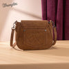 Wrangler Womens Aztec Saddle Crossbody Bag Brown - WG333-2003BR