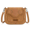Wrangler Womens Aztec Saddle Crossbody Bag Light Brown - WG333-2003LBR