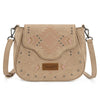 Wrangler Womens Aztec Saddle Crossbody Bag Tan - WG333-2003TN