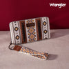 Wrangler Womens Aztec Southwestern Pattern Wristlet Wallet