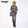 Wrangler Womens Aztec Studded Denim Tote/Crossbody Bag Jean - WG435-8119JN