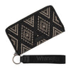 Wrangler Womens Aztec Studded Wallet/Wristlet Black - WG435-W006BK