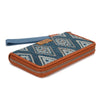Wrangler Womens Aztec Studded Wallet/Wristlet Jean - WG435-W006JN