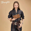 Wrangler Womens Aztec Studded Zip-Around Wallet Brown - WG333-W006BR