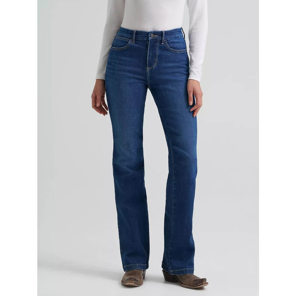 Wrangler Womens BESPOKE High Rise Bootcut Jeans Destiny - 112382691