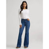 Wrangler Womens BESPOKE High Rise Trouser Jeans Reina (Blue - Dark) - 112382765