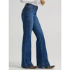 Wrangler Womens BESPOKE High Rise Trouser Jeans Reina (Blue - Dark) - 112382765