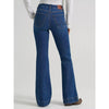 Wrangler Womens BESPOKE High Rise Trouser Jeans Reina (Blue - Dark) - 112382765