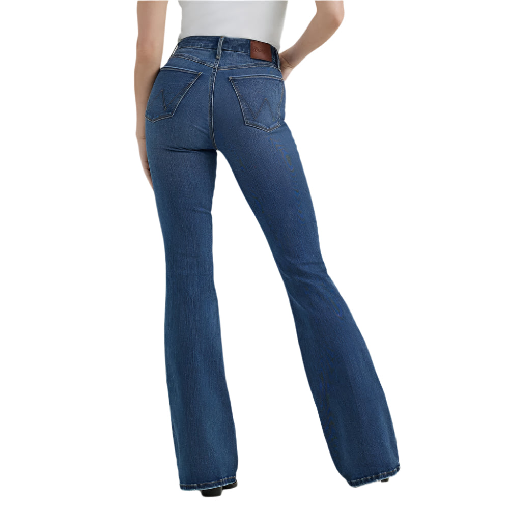 Wrangler Womens Bespoke Flare Jeans Lily - 112359281
