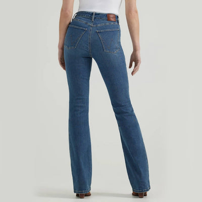 Wrangler Womens Bespoke High Rise Bootcut Jeans