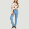 Wrangler Womens Bold Bucking Cowboy Western Shirt