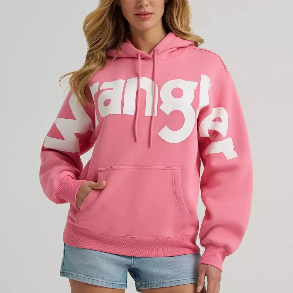 Wrangler Womens Bold Logo Hoodie - 112374790