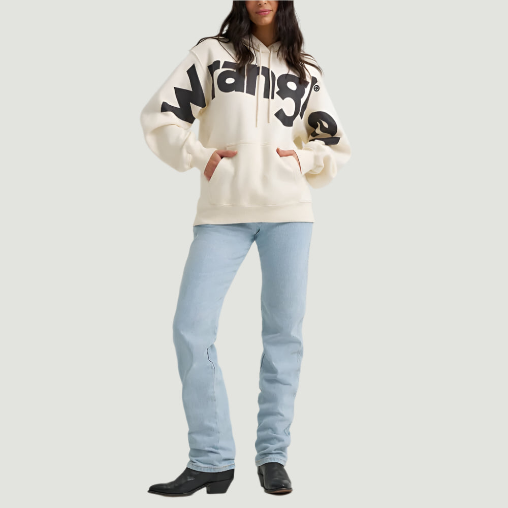 Wrangler Womens Bold Logo Hoodie