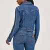 Wrangler Womens Braided Denim Jacket - 112371721