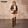 Wrangler Womens Braided Tote Bag Beige/Brown - WG336-8120SBG-BR