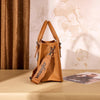 Wrangler Womens Braided Tote Bag Brown - WG336-8120SBR